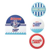 Stranger Things Scoops Ahoy Coaster 4-Pack - thumbnail