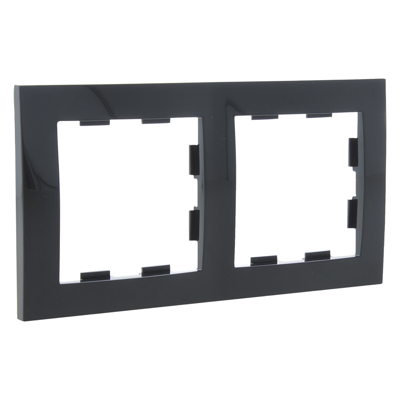 Q-Link S2 Afdekraam | Inbouw | 2-voudig | Antraciet - 66.083.22