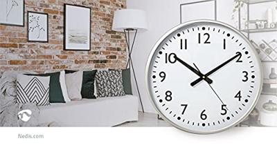 Ronde wandklok | Diameter 38 cm | Eenvoudig te lezen cijfers