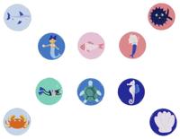 HEMA Chocolade muntjes onderwater 90g - thumbnail