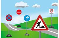 Jamara 460293 accessoires voor schommelend & rijdend speelgoed Speelgoedset verkeersborden - thumbnail