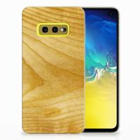 Samsung Galaxy S10e | Bumper Hoesje | Licht Hout - thumbnail