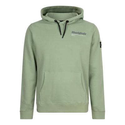 Rellix Jongens hoodie rlx originals brushed - Dusty lime groen