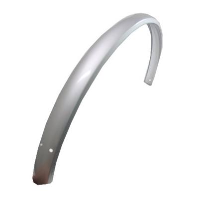 Achterspatbord 26/28 inch zilver