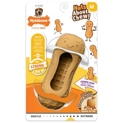 Hondenspeelgoed Nylabone Bruin Pindakaas M