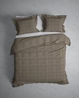 Heckett & Lane Heckett & Lane Diamante Dekbedovertrek 240 Taupe Grey - thumbnail