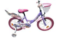 Volare unicorn kinderfiets - meisjes - 16 inch - paars - twee handremmen - thumbnail