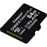Micro SD geheugenkaart met adapter Kingston SDCS2/64GBSP 64 GB - thumbnail