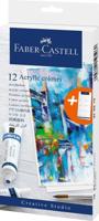 Acrylverf Faber-Castell 12 kleuren - thumbnail