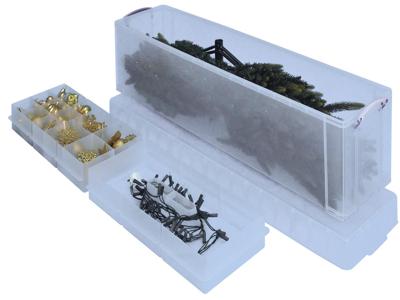 Really Useful Box opbergdoos 77 liter met 2 dividers, transparant Really Useful Box opbergdoos 77 liter met 2 dividers, transparant