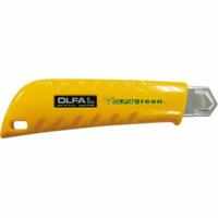 Olfa Cutter L-1 Green, 18 mm, geel - thumbnail