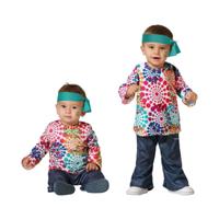 Kostuums voor Baby's Hippie - Maat: 6-12 Maanden - Maat: 6-12 Maanden - thumbnail