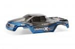 Nitro gt-2 painted body (blue/gray/silver) - thumbnail
