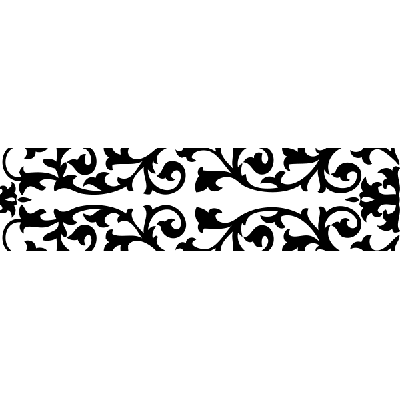 Barok decor strip - Muursticker Barok decor strip - Muursticker