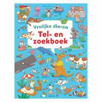 Deltas Vrolijke dieren tel- en zoekboek - thumbnail