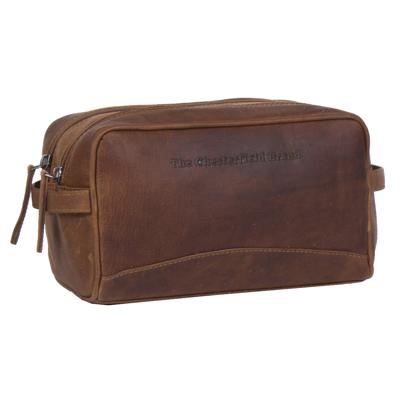 The Chesterfield Brand Leren Toilettas Stacey-Cognac
