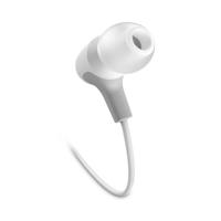 JBL E15 In-Ear Hoofdtelefoon Oortelefoon met Universele 1-Knop Afstandsbediening met Geïntegreerde Microfoon Compatibel met de meeste Smartphones - Wit - thumbnail