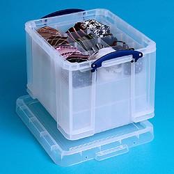 Really Useful Box, office divider met 12 vakjes, transparant