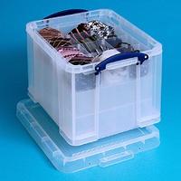 Really Useful Box, office divider met 12 vakjes, transparant - thumbnail