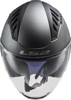 LS2 "of600 copter ii solid" jethelm helmet of600 copt. ii solid xl titanium - thumbnail
