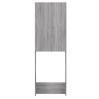 Wasmachinekast 64x25,5x190 cm grijs sonoma eikenkleurig - thumbnail