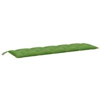 Tuinbankkussen 180x50x7 cm stof gemleerd groen - thumbnail