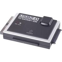 Renkforce HDD Adapter [1x USB-A 2.0 stekker - 1x IDE-bus 40-polig, IDE-bus 44-polig, SATA-combi-stekker 15+7-polig] 0.90 m - thumbnail