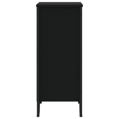 Boekenkast 80x31x74,5 cm bewerkt hout zwart