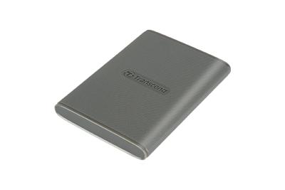 Transcend ts4tesd360c esd360c external ssd, 4tb, usb type-c 20 gbps, 1050/ 950 mb/s 3d nand, gray