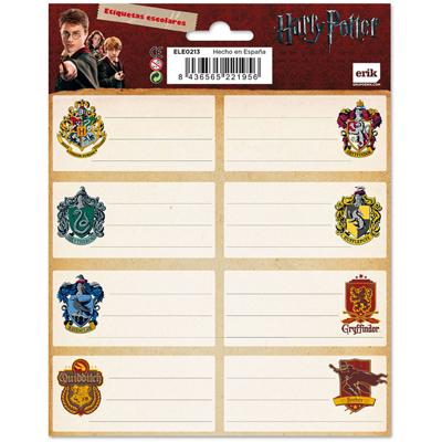 Harry Potter - Hogwarts School Label Stickers