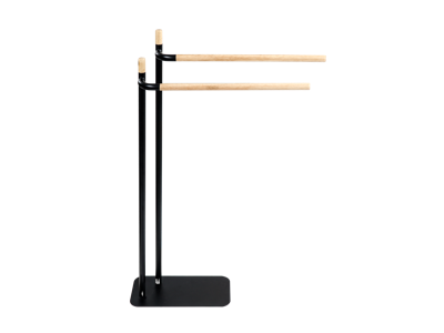 Ridder Handdoekenrek Albany (Zwart mat)