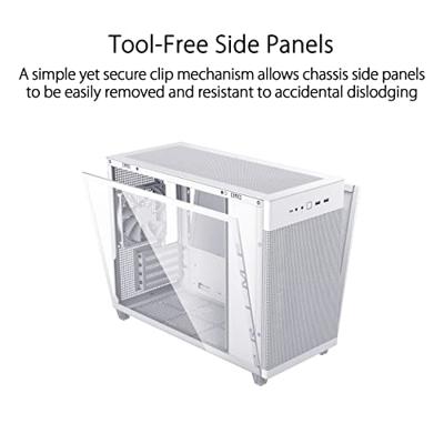 Asus AP201 Mini-tower PC-behuizing Wit