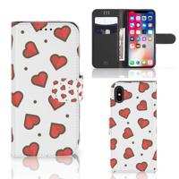 Apple iPhone X | Xs | Telefoon Hoesje | Hearts - thumbnail