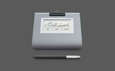 Wacom Signature Set STU-430 & sign pro PDF USB Pen-display, signature-pad Grijs