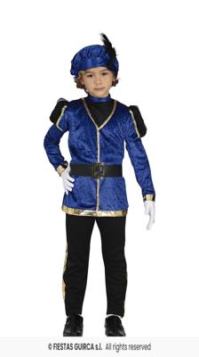 Hoofdpietje Kostuum Kind Blauw/Zwart