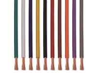 Quadrios 22CW003 Assortiment draden 1 x 0.34 mm² Wit, Blauw, Bruin, Oranje, Groen, Geel, Grijs, Violet, Zwart, Rood 1 set(s) - thumbnail