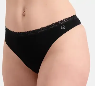 3-pak strings dames - Amber - Comfortabele kanten bamboe strings