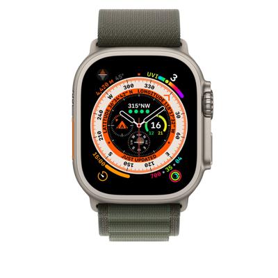 Apple Alpine Loop Apple Watch 42mm / 44mm / 45mm / 49mm Small Green