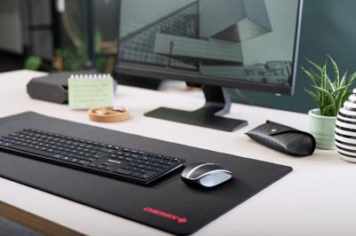 CHERRY KW 9100 SLIM toetsenbord Universeel RF-draadloos + Bluetooth Zwart