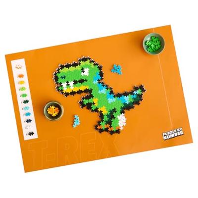 PlusPlus Puzzle By Number T-Rex 250 Pcs Plus-Plus 4334