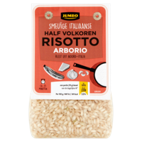Jumbo Half Volkoren Risotto Arborio 250 g - thumbnail