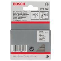 Fijndraadniet type 53, 11,4 x 0,74 x 14 mm, 1000 stuks, uit roestvrij staal 1000 stuk(s) Bosch Accessories 2609200217 Afm. (l x b) 14 mm x 11.4 mm - thumbnail