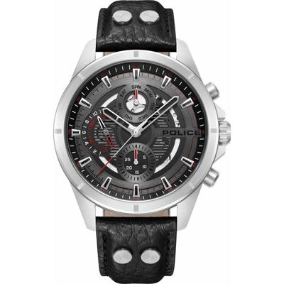 Police PEWJF0004601 Zwart Grijs Heren horloge