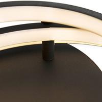 QAZQA Moderne plafondlamp zwart incl. LED en dimmer- Rondas - thumbnail