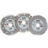 3 diamant doorslijpschijven 125mm KWB - Kwb - thumbnail