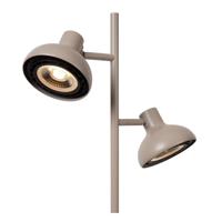 Lucide SENSAS - Vloerlamp - 2xGU10 (ES111) - Beige - thumbnail