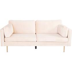 Nohr 3-zits Bank 'Tylan' Velvet, kleur Beige