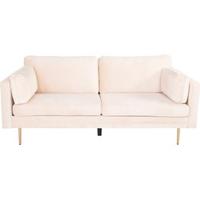 Nohr 3-zits Bank 'Tylan' Velvet, kleur Beige - thumbnail