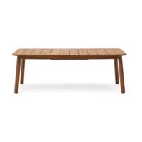 Kave Home Turqueta tuintafel 220/294x100 cm teakhout - thumbnail