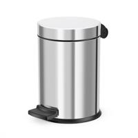 Hailo 0704-042 Solid S Pedaalemmer met Gegalvaniseerde Binnenemmer 3L RVS - thumbnail